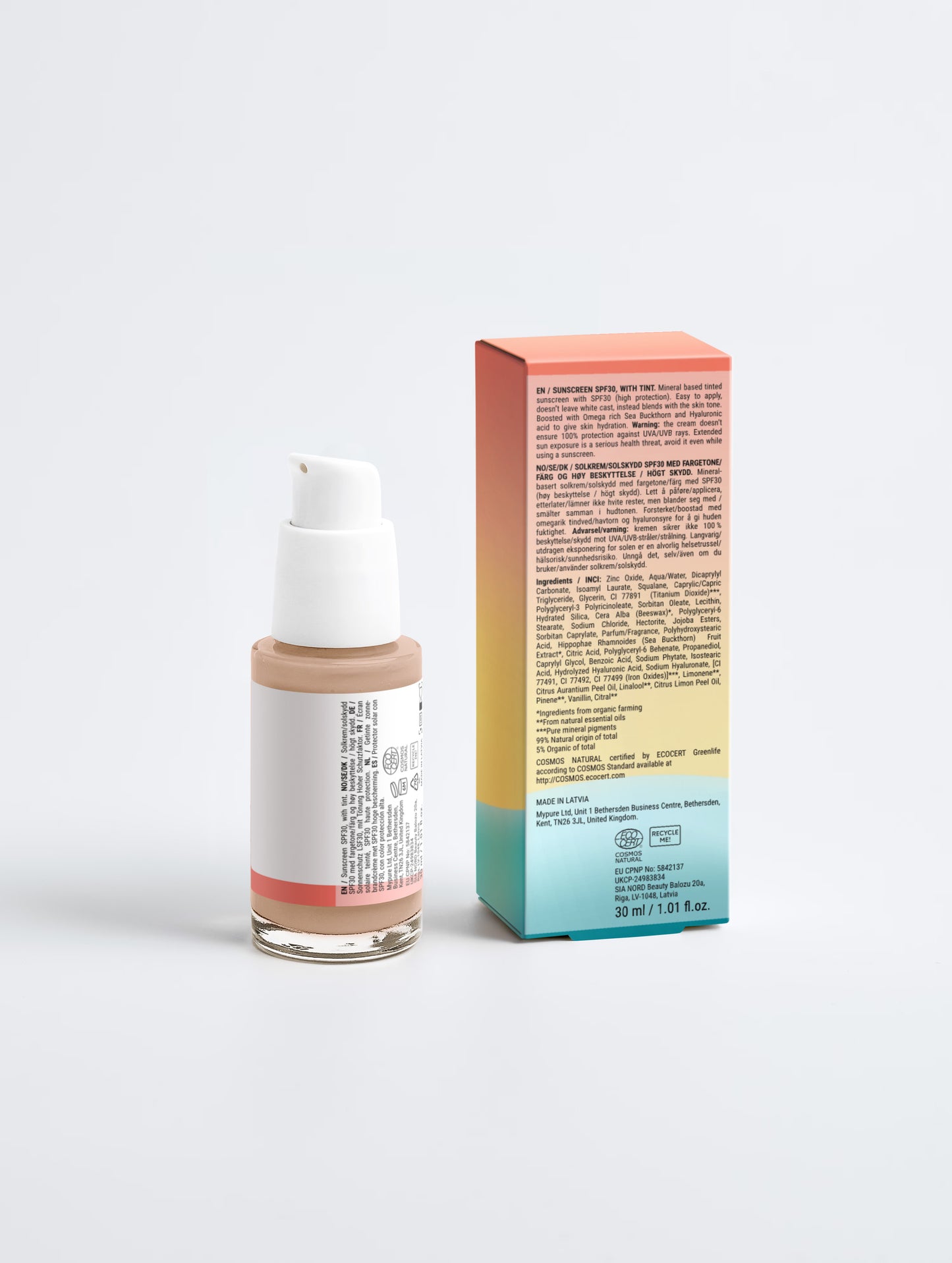 Sonnenschutz SPF30, mit Tönung / Limited Edition