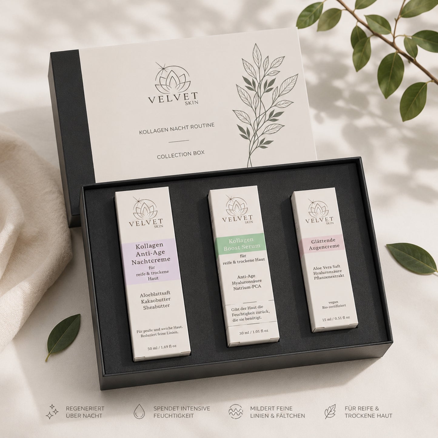 Kollagen Nacht Routine Trio - Collection Box