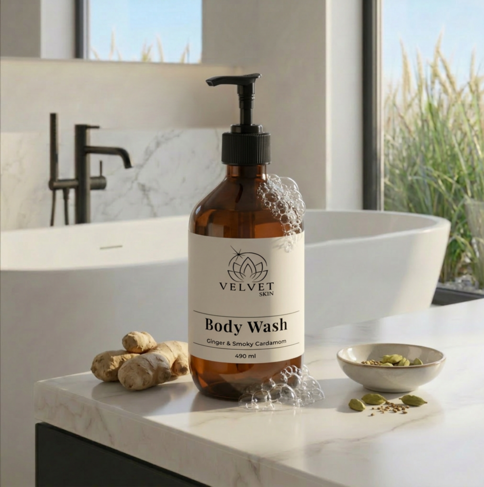 Body Wash, Ginger & Smoky Cardamom