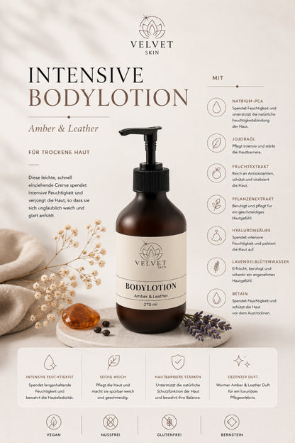 Bodylotion, Woody Amber & Leather
