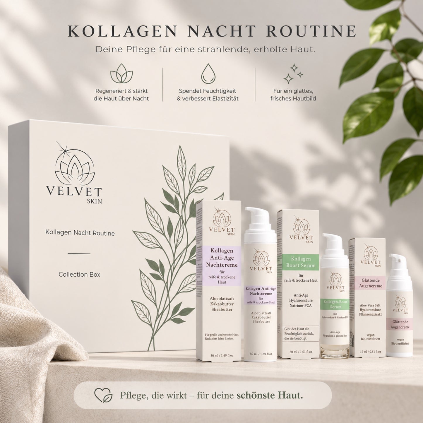 Kollagen Nacht Routine Trio - Collection Box