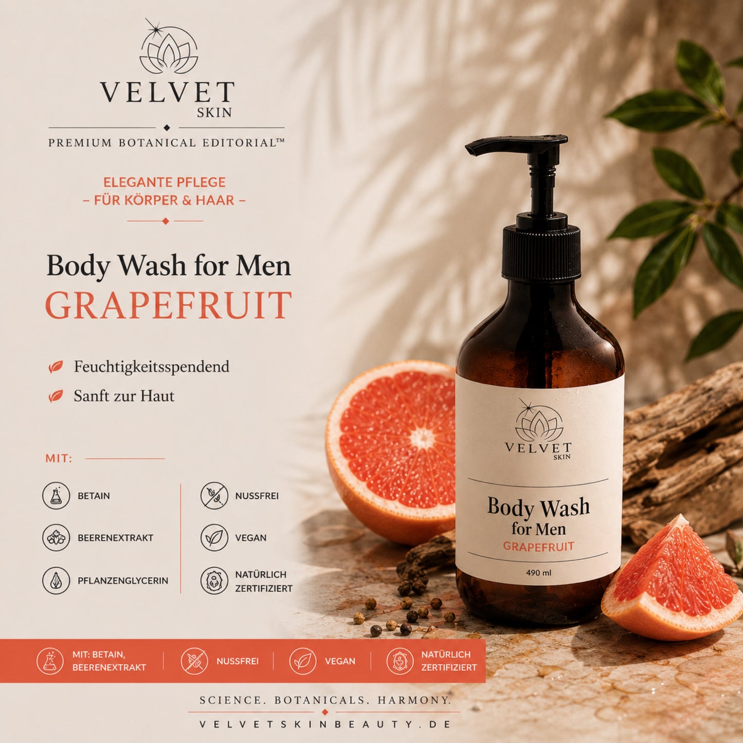 Body Wash, mit Grapefruit
