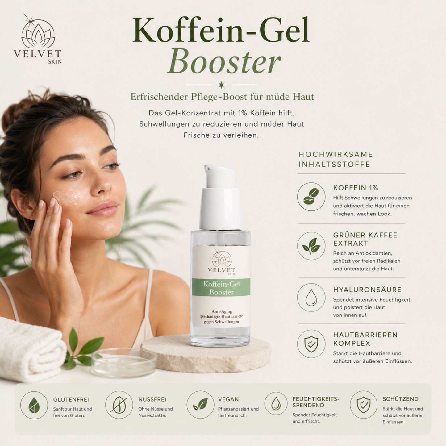 Koffein-Gel-Booster