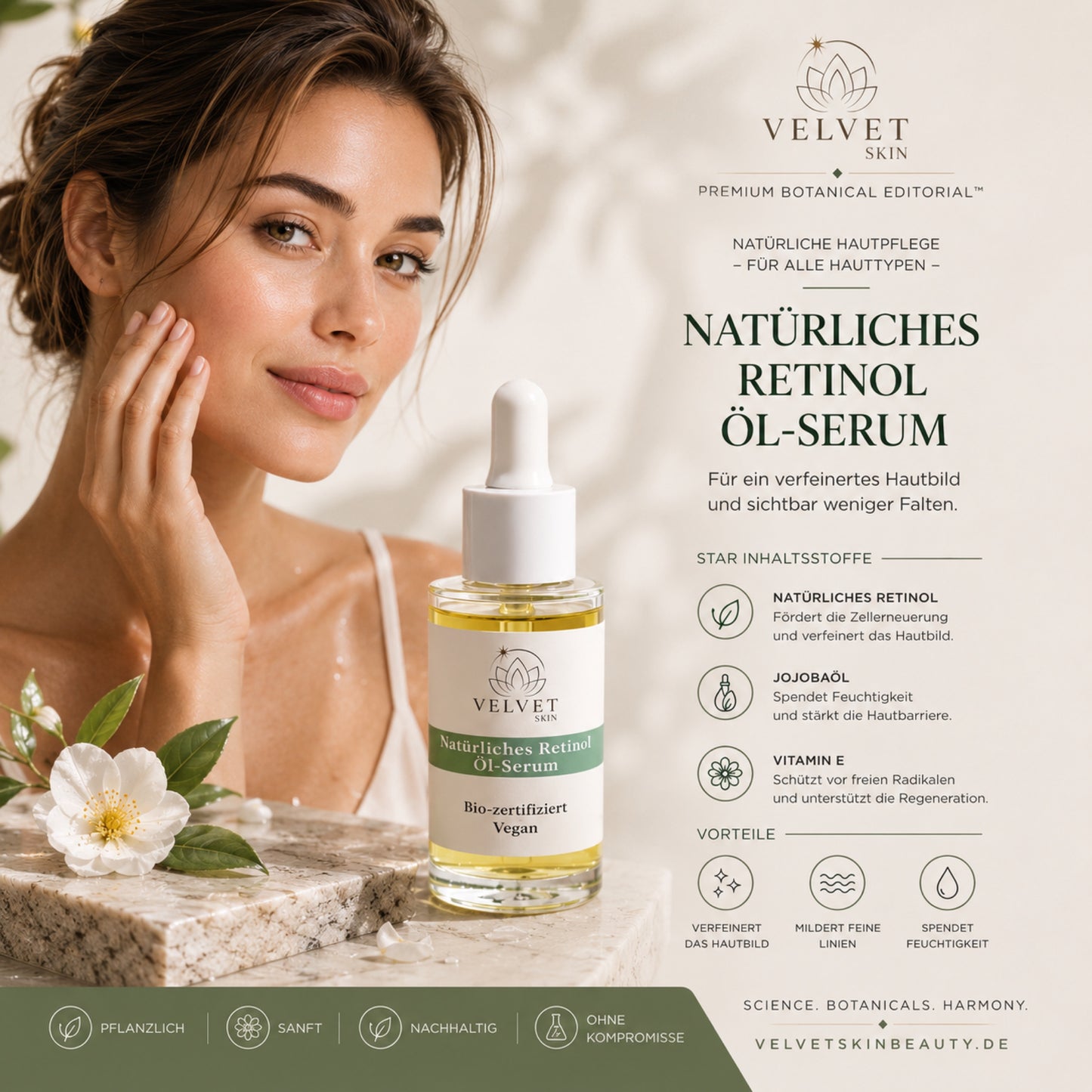 Natürliches Retinol Alternativ Öl-Serum