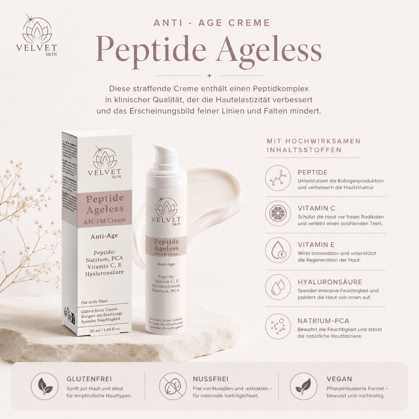 Peptide Ageless AM/PM Cream