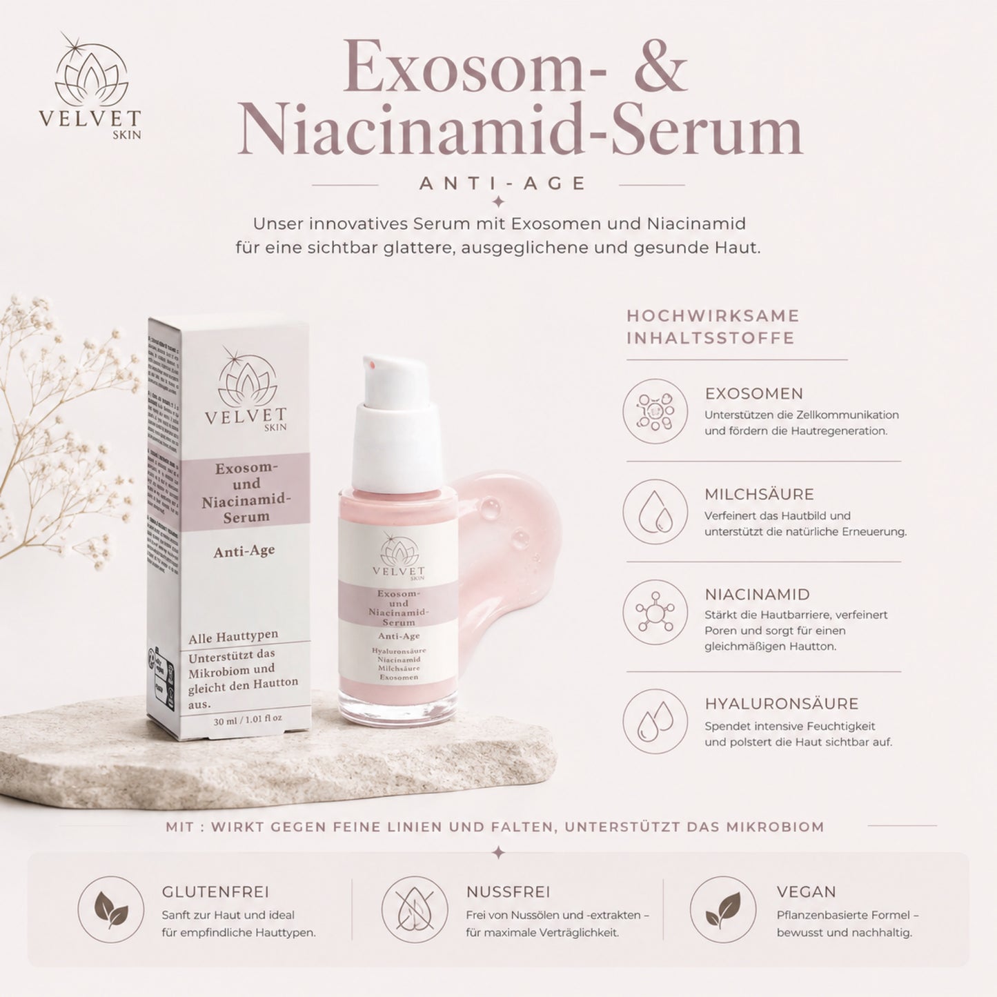 Exosom & Niacinamid Serum