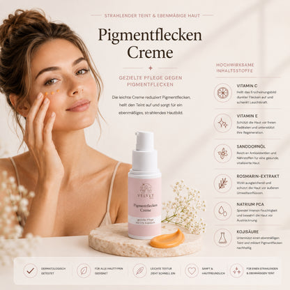 Pigmentfleckencreme mit 1 % Kojicsäure
