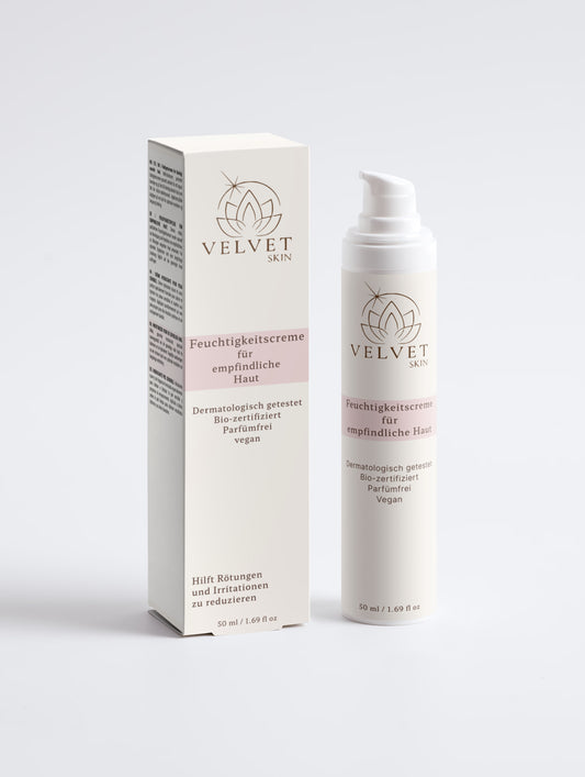 Feuchtigkeitscreme für empfindliche Haut, Parfümfrei