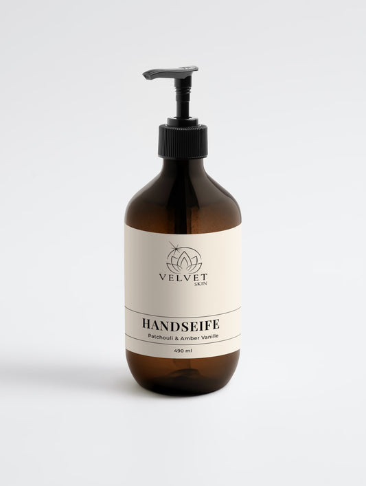 Handseife mit Patchouli & Amber Vanille