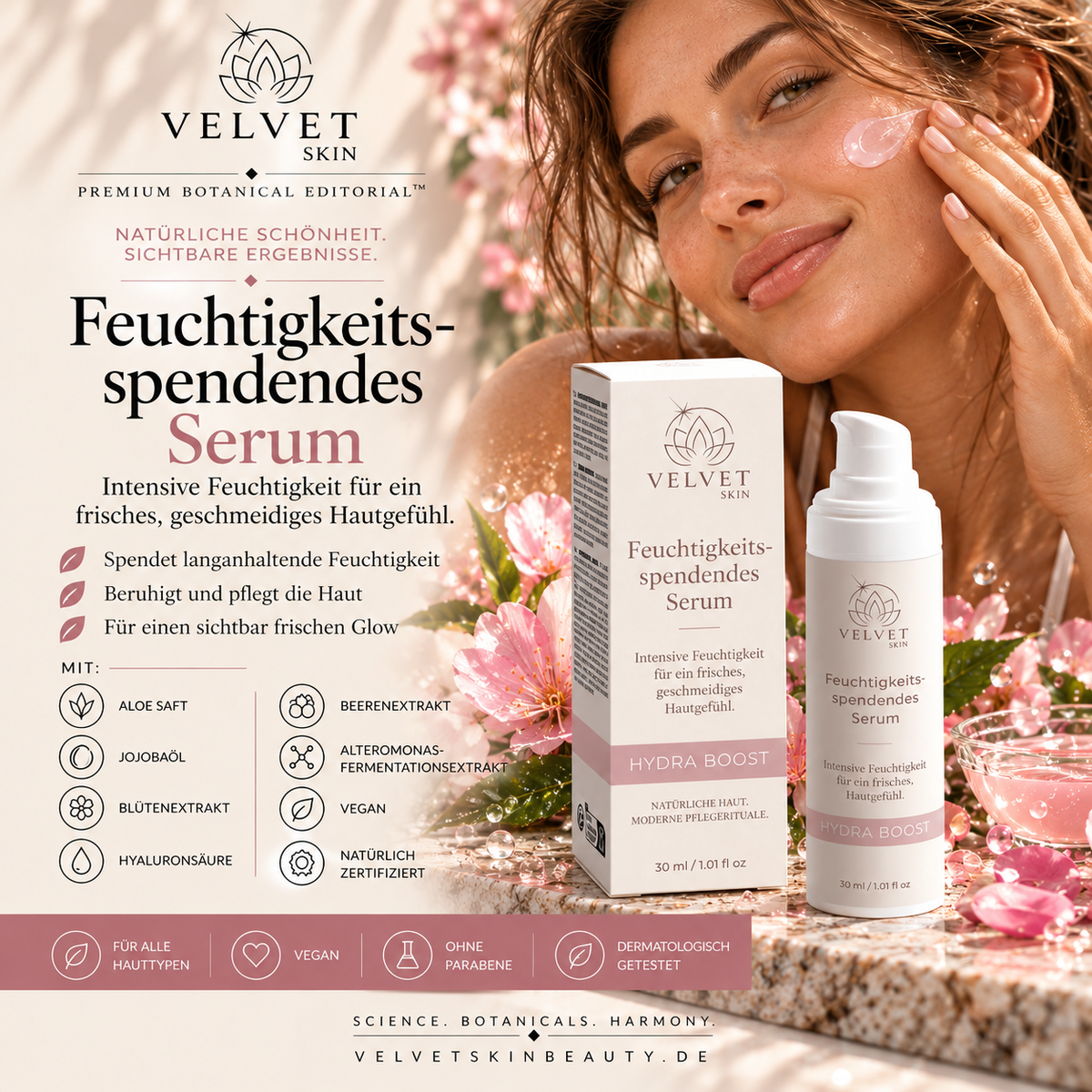 Feuchtigkeits- spendendes Serum